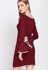 Bordowa Sukienka Ball Gowns