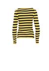 Czarno-Żółty Sweter Crazy Stripes