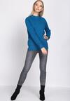 Niebieski Sweter Shortage