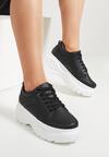Czarne Sneakersy Fancied