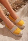 Żółte Espadryle Looking
