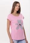 Różowy T-shirt Forms