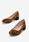 Pantofi cu toc Print leopard