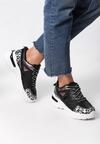 Czarne Sneakersy Sarai