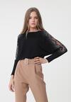 Czarny Sweter Octavia