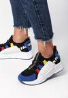 Czarno-Niebieskie Sneakersy Jayda