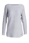 Jasnoszary Sweter Aubergine
