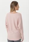 Pulover Roz deschis