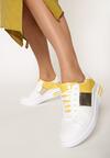 Biało-Żółte Sneakersy Larson