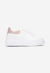 Biało-Różowe Sneakersy Harding