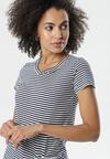 Granatowy T-shirt May