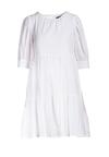 Biała Sukienka Lenzee
