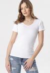 Biały T-shirt Blomsea