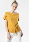 Ciemnożółta T-shirt Malinore
