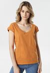 Camelowy T-shirt Luaphis