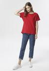 Czerwony T-shirt Pireino