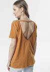 Camelowy T-shirt Petotai