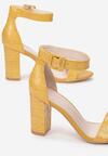 Żółte Sandały Delothia