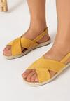 Żółte Sandały Atedone