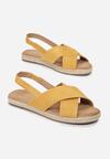 Żółte Sandały Atedone