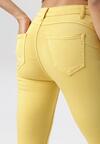 Żółte Spodnie Skinny Calyrei
