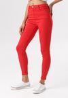 Czerwone Spodnie Skinny Melipheia