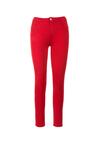 Czerwone Spodnie Skinny Melipheia