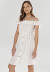 Biała Sukienka Coreabel