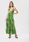 Zielona Sukienka Fontaneh