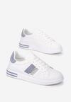 Biało-Niebieskie Sneakersy Leunara
