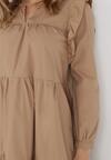 Beżowa Sukienka Sose