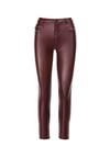 Bordowe Spodnie Skinny Klemene