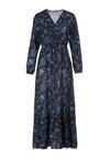 Czarno-Niebieska Sukienka Uanlan