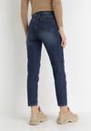 Granatowe Jeansy Slouchy Broombutter