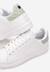 Biało-Zielone Buty Sportowe Vanillabelle