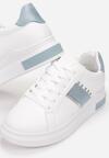 Biało-Niebieskie Sneakersy Diarissa