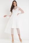 Biała Sukienka Zellraya
