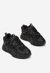 Czarne Sneakersy Wilhelmina