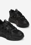 Czarne Sneakersy Wilhelmina