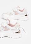 Biało-Różowe Sneakersy Phalise