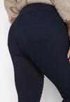 Granatowe Spodnie Skinny Renaya