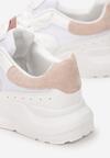 Biało-Różowe Sneakersy Nithenoel