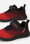 Czerwono-Czarne Buty Sportowe Grynaya