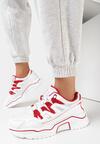 Biało-Czerwone Sneakersy Melaira