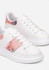 Biało-Różowe Sneakersy Amylophi