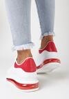 Biało-Czerwone Buty Sportowe Marymara
