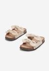 Beżowe Klapki Neamesise