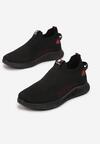 Czarno-Czerwone Buty Sportowe Shenne