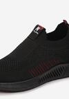 Czarno-Czerwone Buty Sportowe Shenne