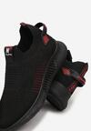 Czarno-Czerwone Buty Sportowe Shenne